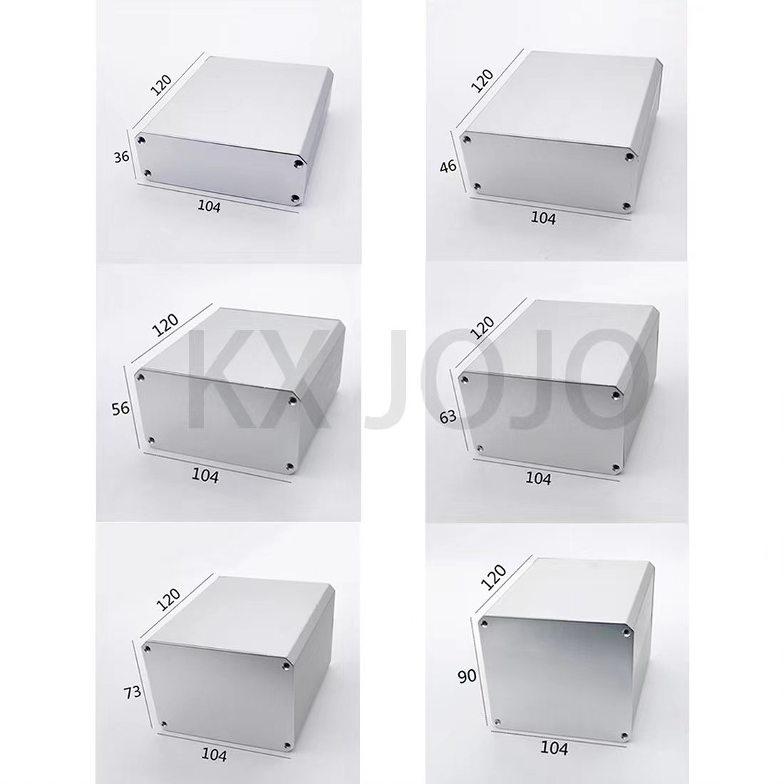 Diy Projects With Electronics - Aluminium Behuizing 104*36/46/56/63/73/90*120Mm Doos Pcb Instrument