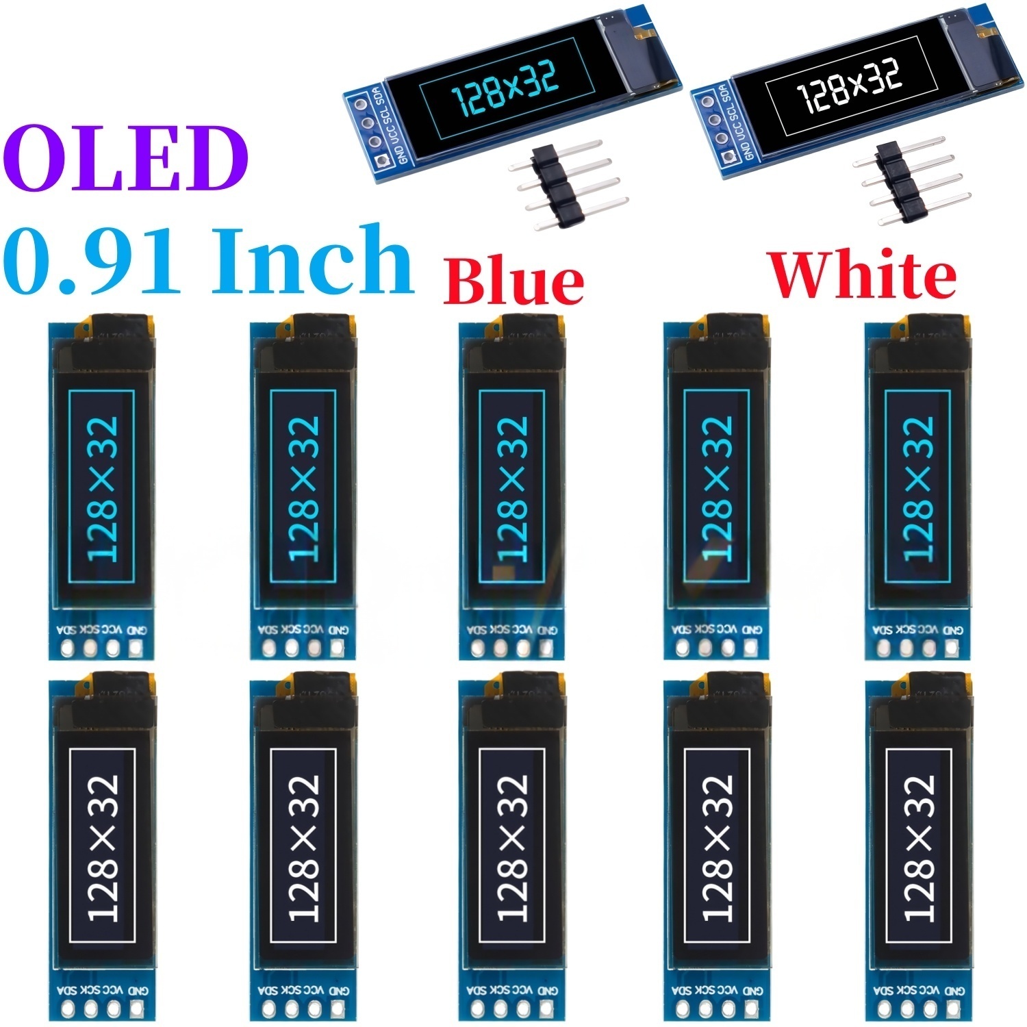 Arduino Diy Electronics - XZG 1-20 stuks 0,91 inch 128x32