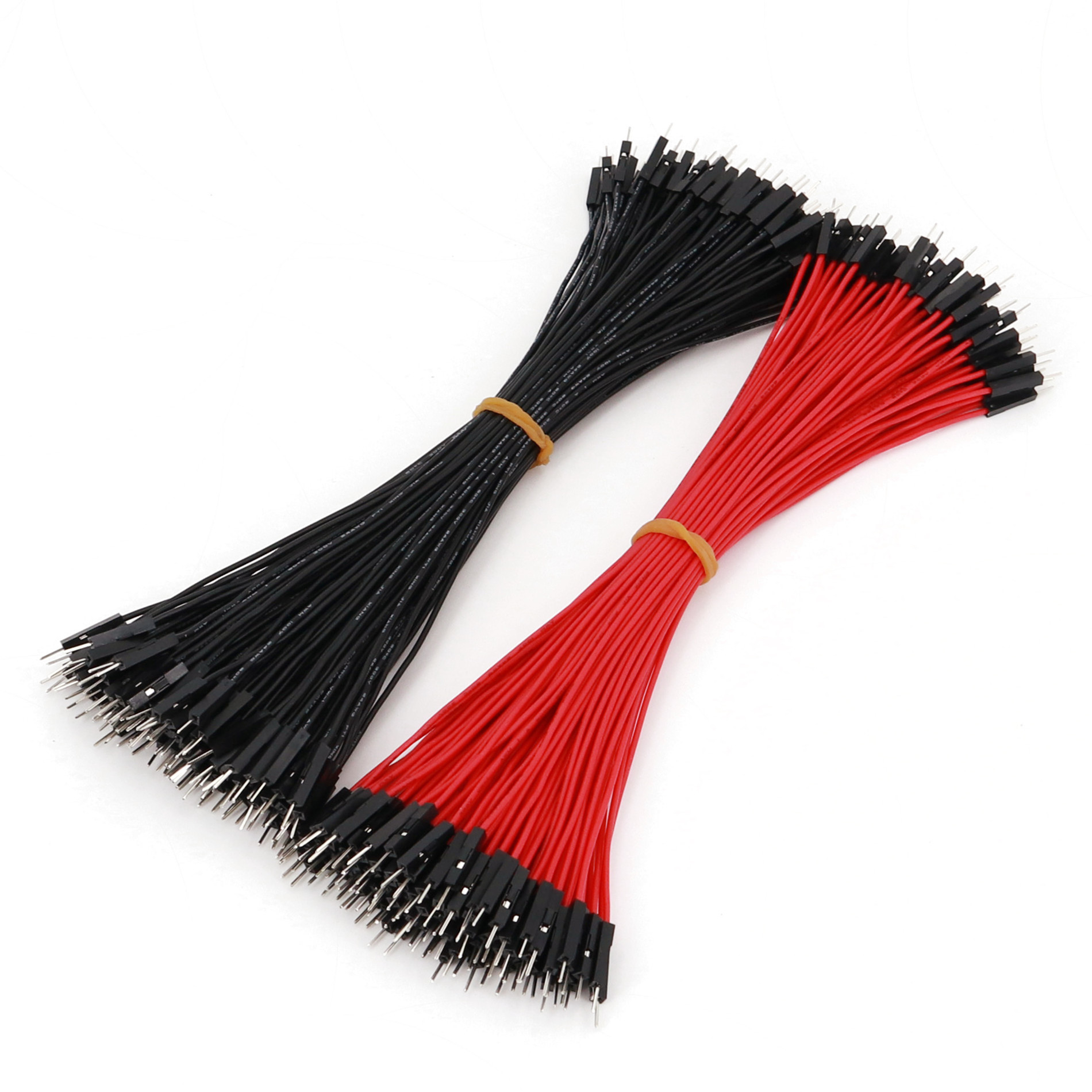 Arduino Diy Electronics - 200 Stuks Rood Zwart 1Pin 20cm