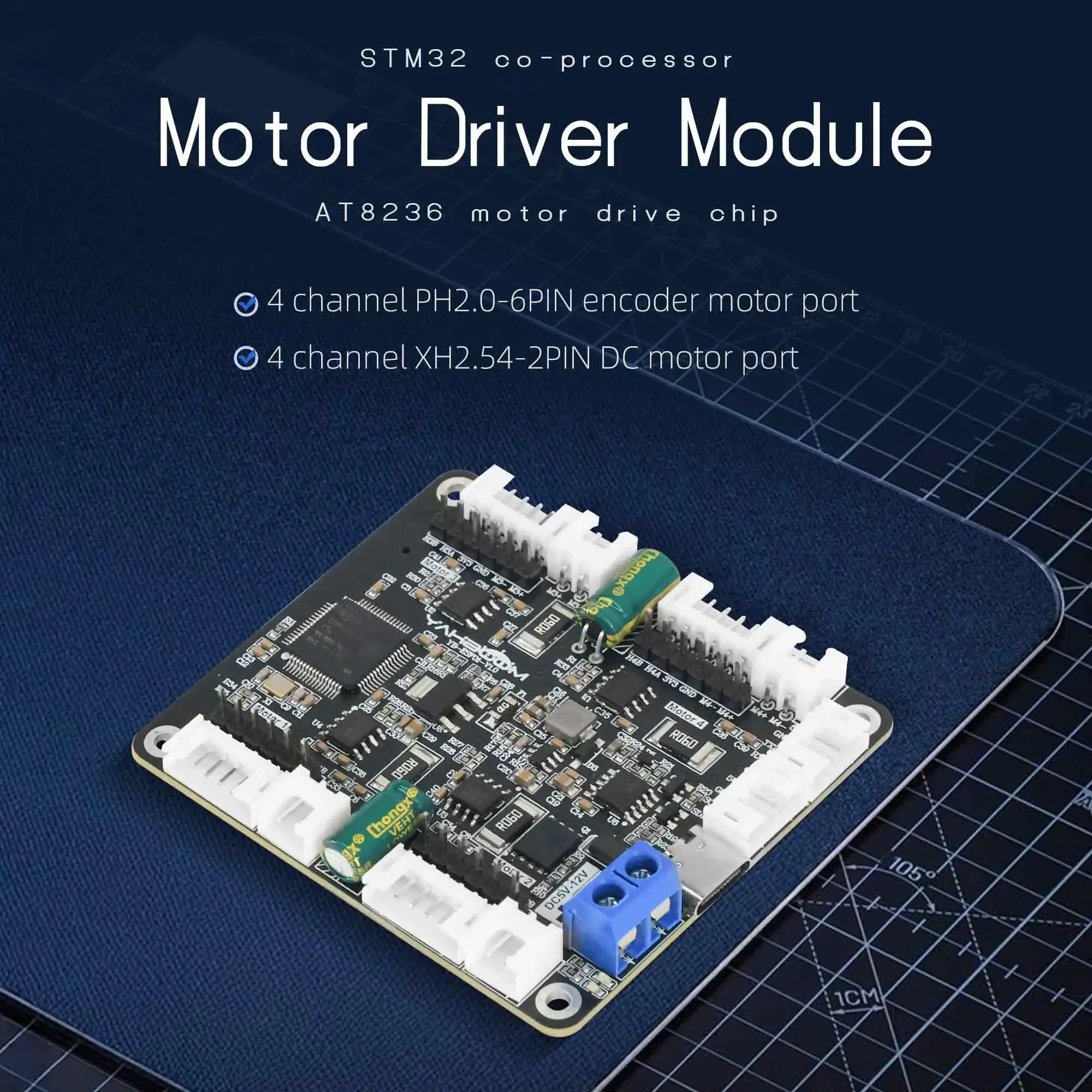Yahboom 4-kanaals encoder moto - Diy Electronics Circuits recensie en prijs