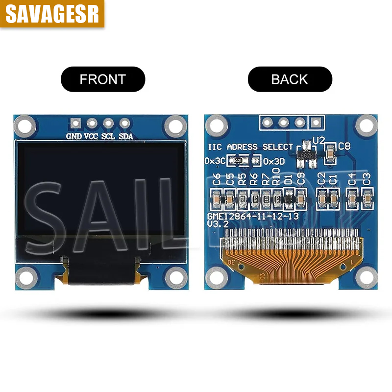 1-10PCS 0.96 Inch OLED Display - I2C Lcd Display recensie en prijs