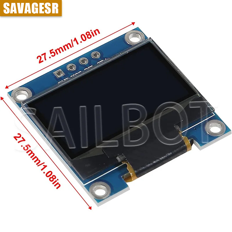 1-10PCS 0.96 Inch OLED Display - I2C Lcd Display recensie en prijs