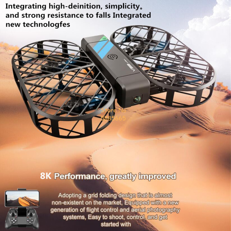 8K HD-camera 360° °   Bescherm - Diy Drone Electronics recensie en prijs