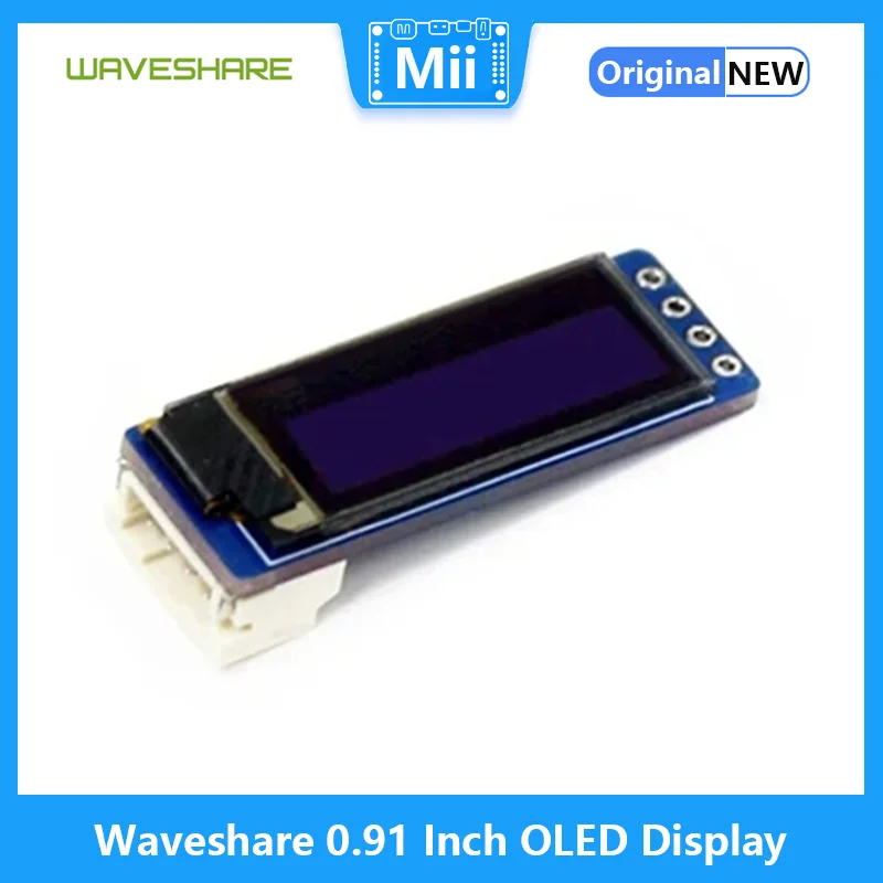 Waveshare 0,91 inch OLED-displ - I2C Lcd Display recensie en prijs