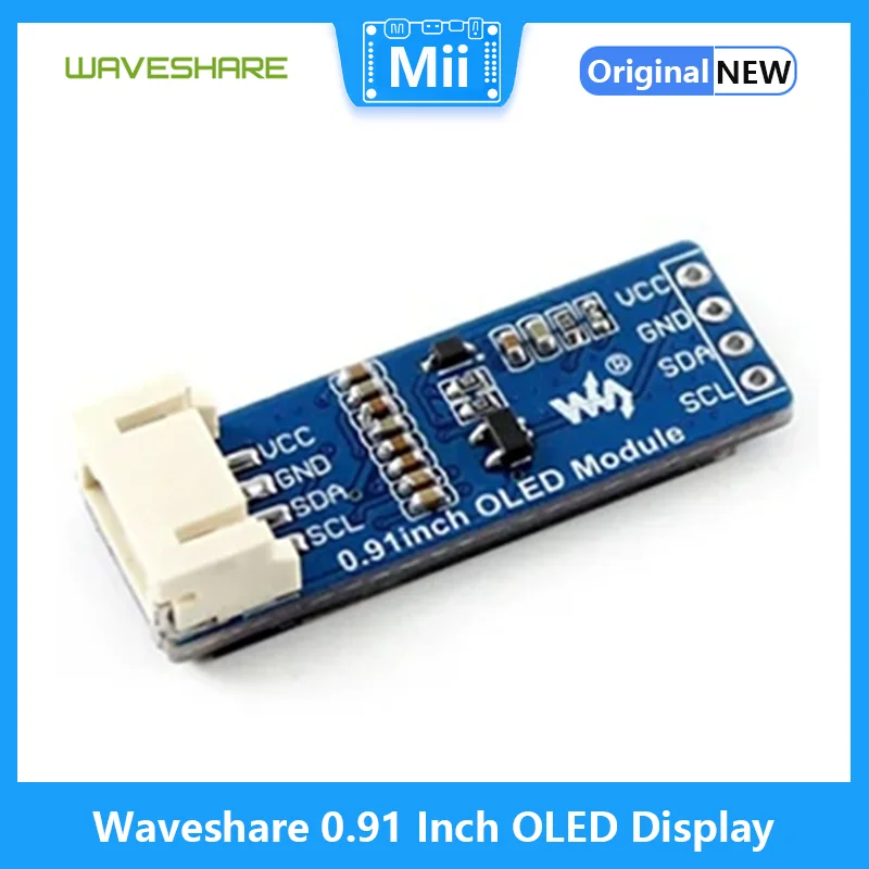 Waveshare 0,91 inch OLED-displ - I2C Lcd Display recensie en prijs