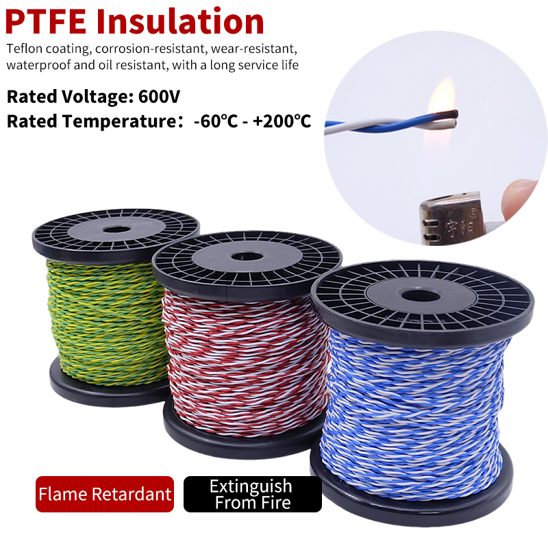 PTFE Draad AFS200 2 pins 26/25 - Diy Electronics Music recensie en prijs