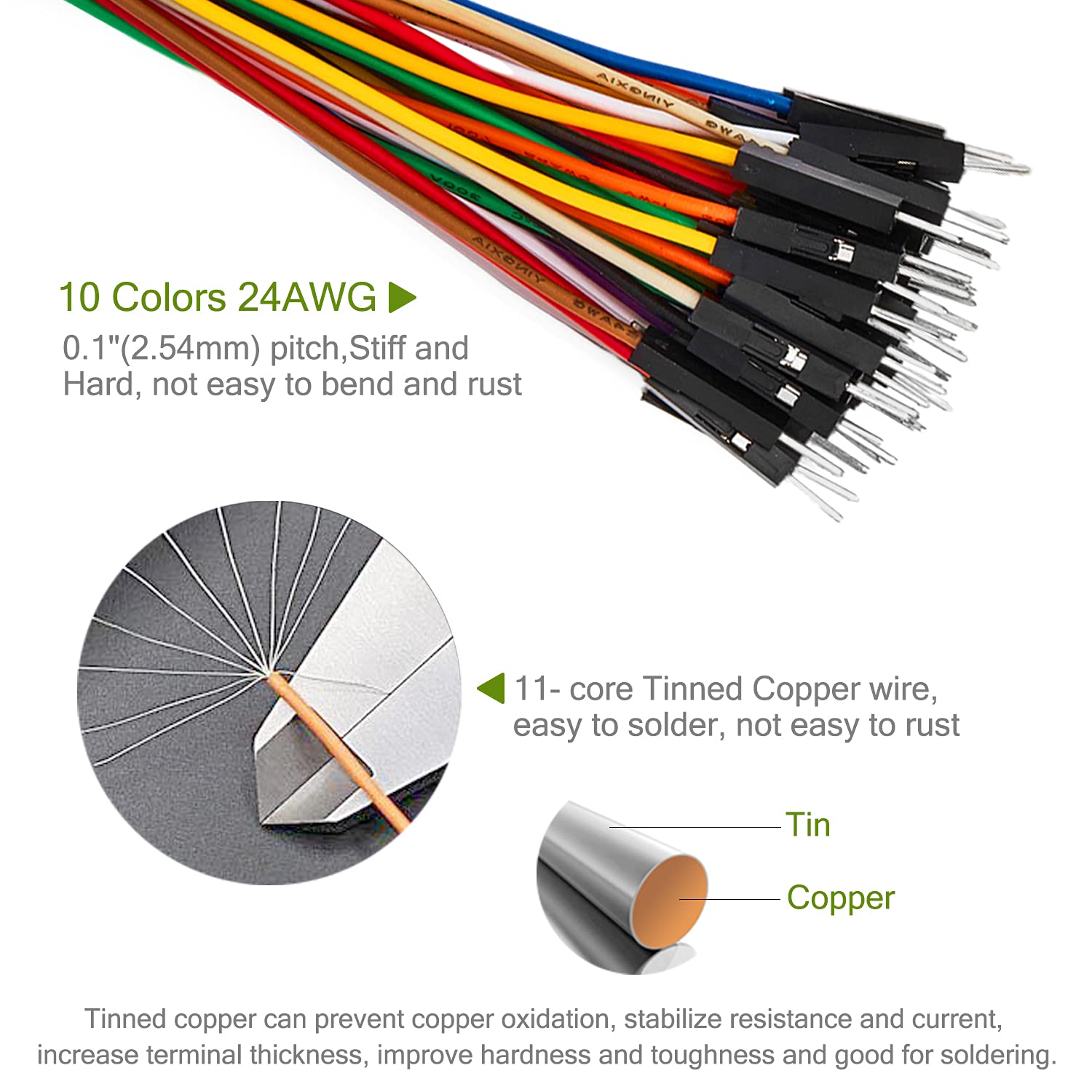 120 stks 40 Pin Breadboard Jum - Breadboard Jumper Wire recensie en prijs