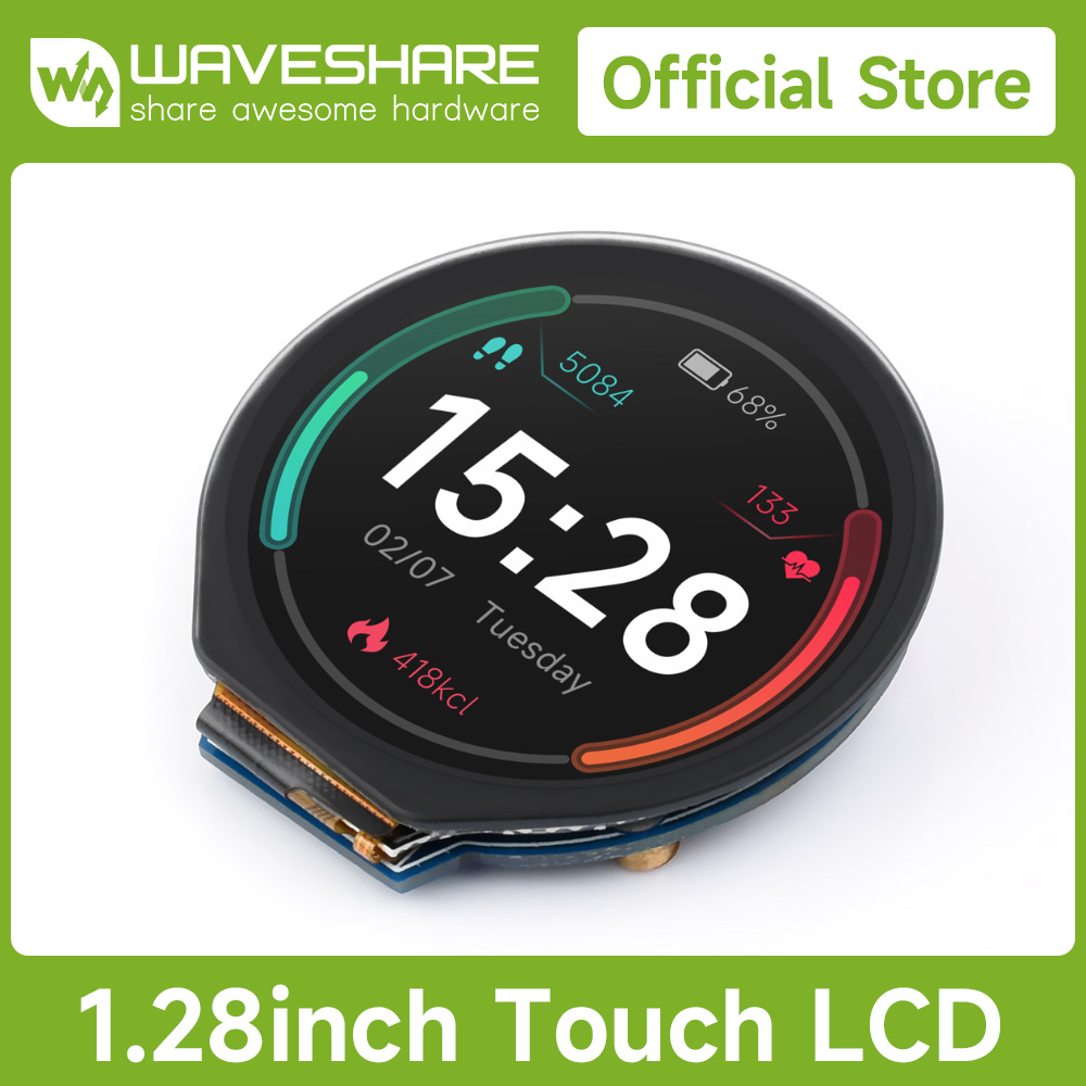 Waveshare 1,28 inch ronde LCD- - I2C Lcd Display recensie en prijs