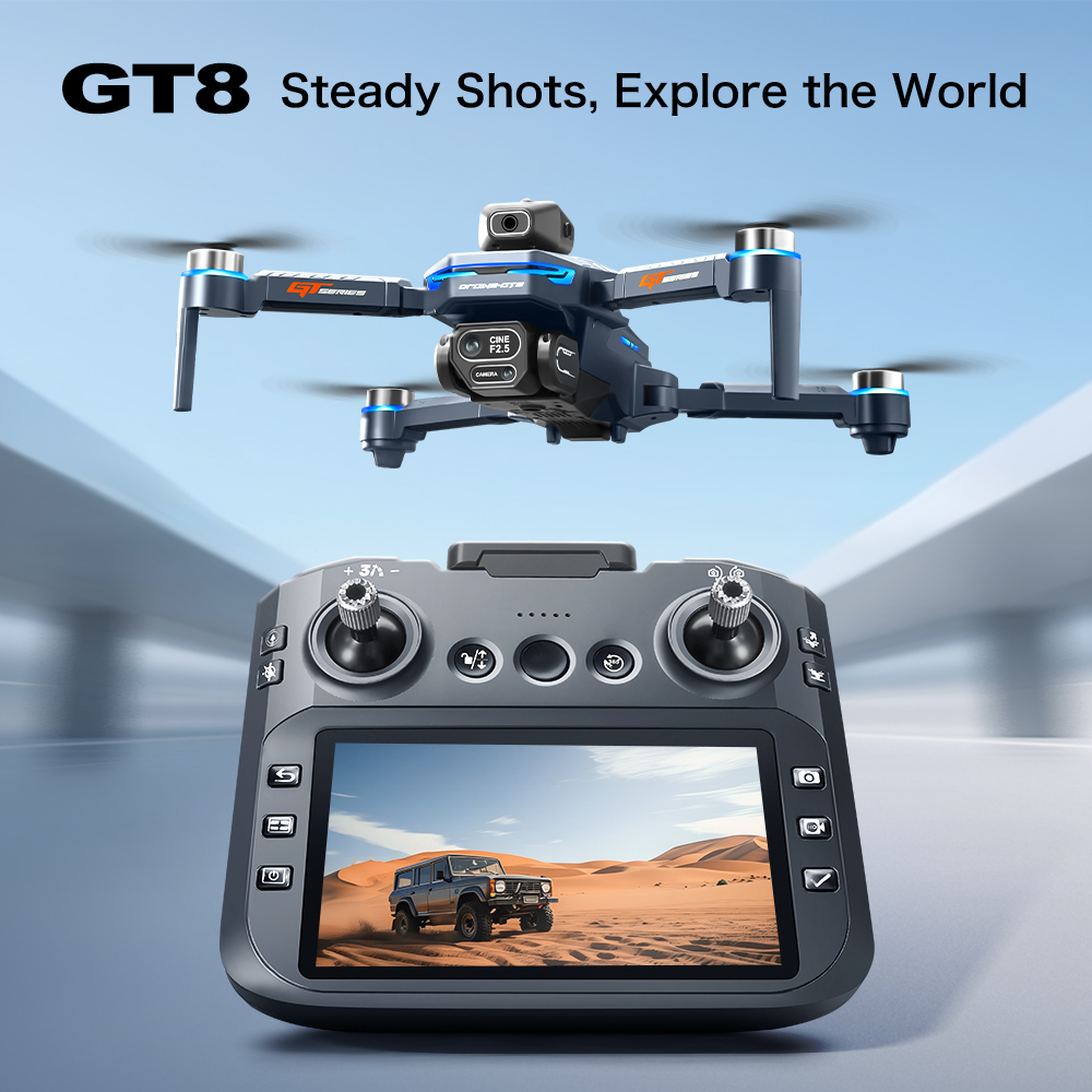 GT8 Max Opvouwbare Drone 8K HD - Diy Drone Electronics recensie en prijs