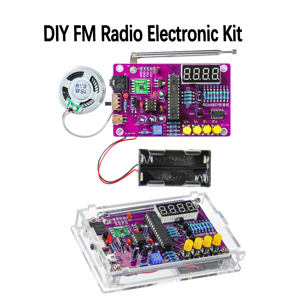 DIY FM-radio elektronische kit - Diy Projects With Electronics recensie en prijs