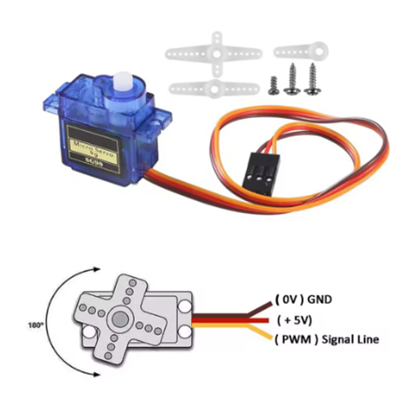 1-10PCS SG90 9G Micro Digitale - Servo Motor Sg90 recensie en prijs