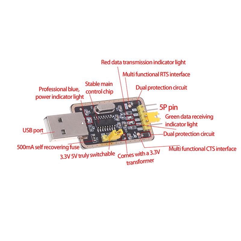 **CH340G Seriële poortmodules  - Arduino Diy Electronics recensie en prijs