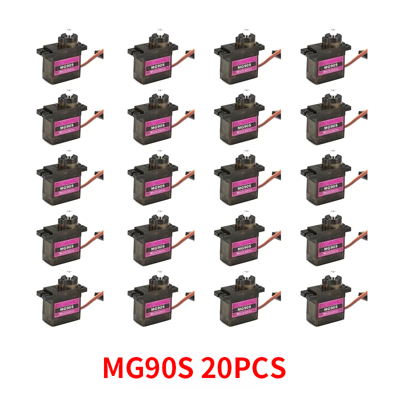 4/5/10/20PCS MG90S Metal Gear  - Servo Motor Sg90 recensie en prijs