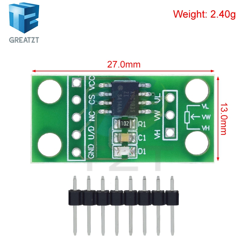 GREATZT X9C103S X9C503S digita - Arduino Diy Electronics recensie en prijs