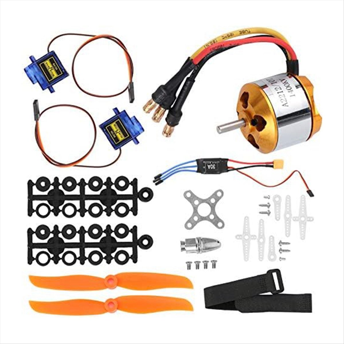 A99X 2212 1400KV Motor + 8060  - Servo Motor Sg90 recensie en prijs