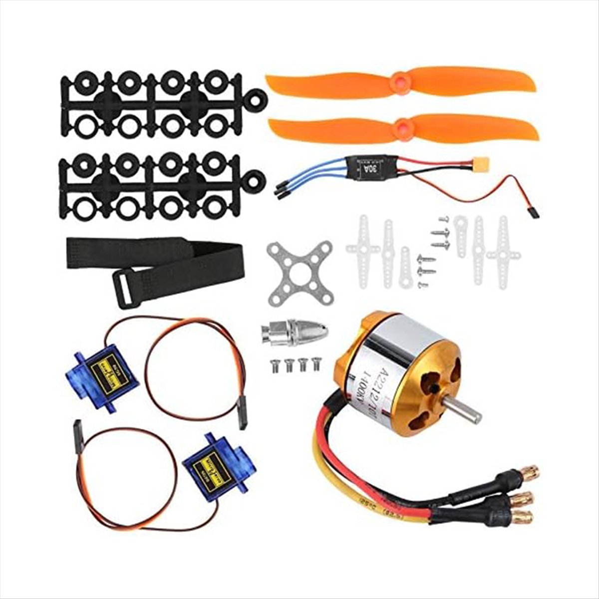 A99X 2212 1400KV Motor + 8060  - Servo Motor Sg90 recensie en prijs
